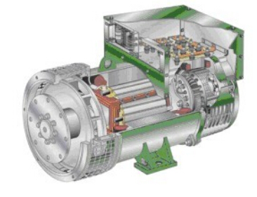 怀化发电机内部结构图